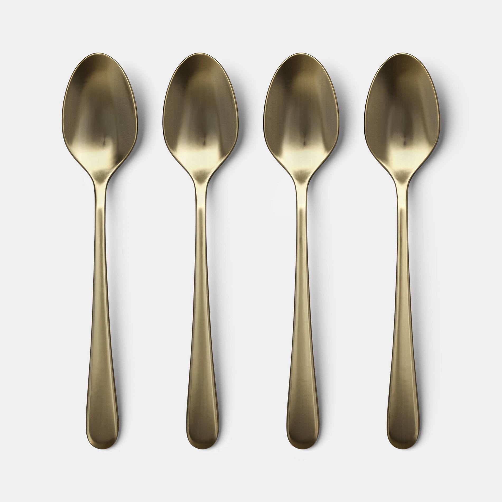 4pk Th Harrington Cocktail Spoon Champagne Gold - Threshold™