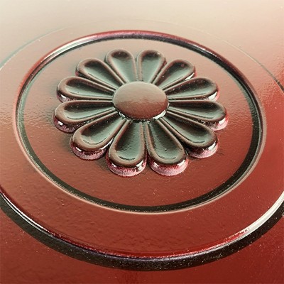 Colony Square 16" Oxblood Resin & Ceramic Outdoor Planter