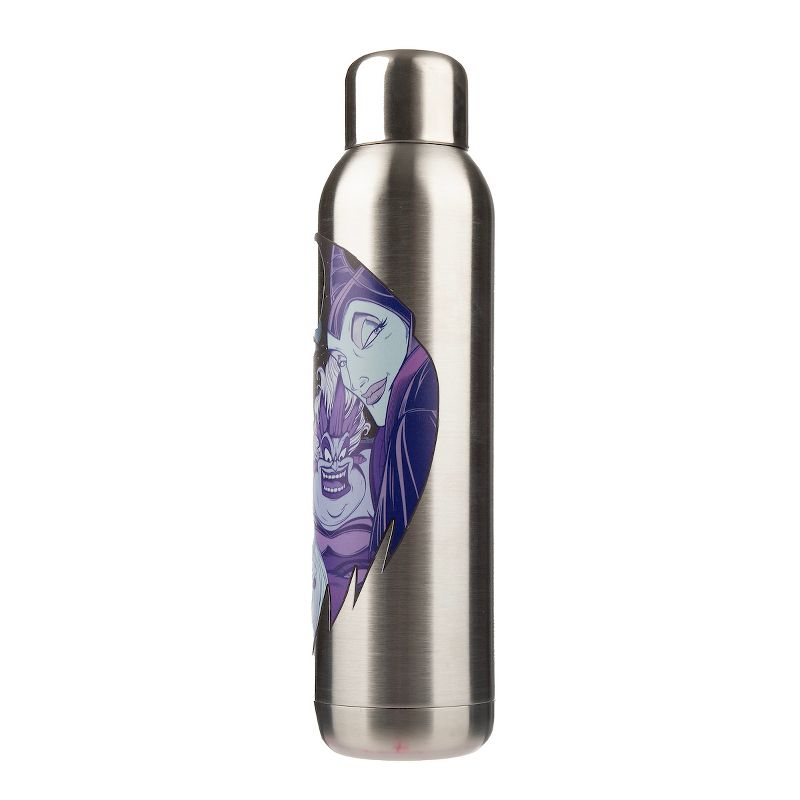 Disney Villains Defeat Smile Repeat 22 Oz Stainless Steel Water Bottle, 3 of 5