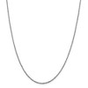 Black Bow Jewelry 1.6mm 14k White Gold Diamond Cut Fancy Singapore Chain Necklace - 3 of 4