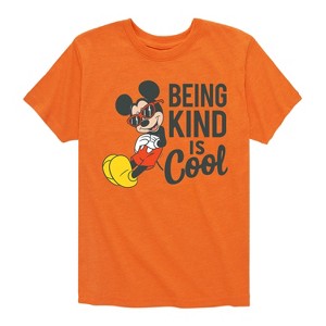 Boys' - Disney - Mickey Kind Is Cool Short Sleeve Graphic T-Shirt - 1 of 4