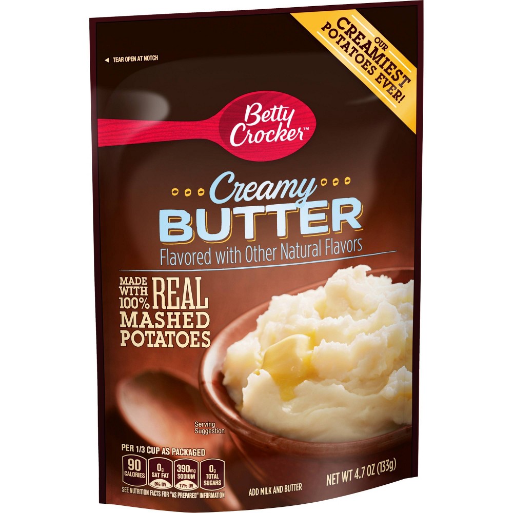 UPC 016000461482 product image for Betty Crocker Mashed Potato Homestyle Creamy Butter Pouch - 4.7oz | upcitemdb.com