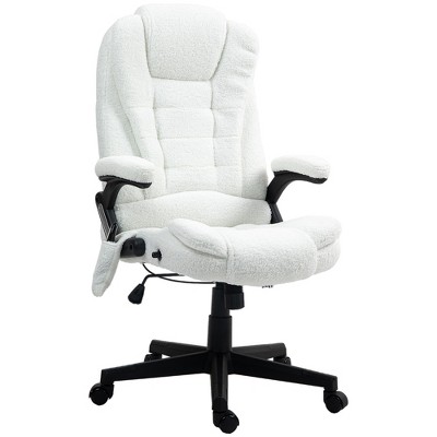 6 Point Executive Office Chair with Heat, Velvet High Back Vibrating Massage Office Chair