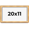 PosterPalooza | Minimalist Shadow Box Brown Picture Frame - UV Acrylic, Backing Board, Hanging Hardware - 2 of 4