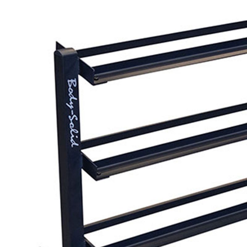 Body Solid 3 Tier Horizontal Dumbbell Rack with Heavy Gauge Steel Construction and Welded Tubing Feature for Sports and Workout Equipment, 5 of 7