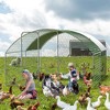 Jojoka Large Metal Chicken Coop, Dome Chicken Coop with Upgraded Tri-Support Frame, Waterproof Anti-UV Chicken Run, Outdoor Coop for Ducks & Rabbits - 2 of 4