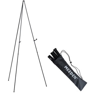 MEEDEN Metal Easel Stand for Painting & Display - 63" Tall Adjustable Instant Folding Tripod Easels with Bag for Wedding Signs, Holds 5 lbs - 1 of 4