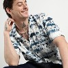 Campus Sutra Men Men's Navy Blue Oversized Water Strokes Shirt - 2 of 4