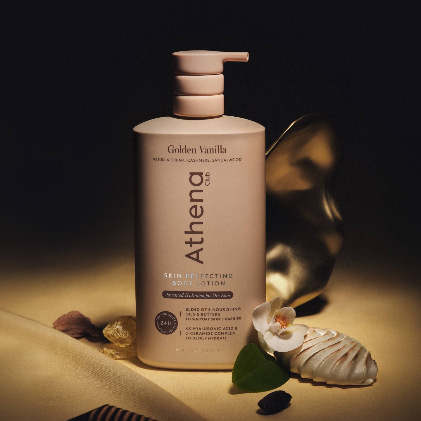 Лосьон для тела Athena Club Skin Perfecting, Golden Vanilla, 16 fl oz — фото 2