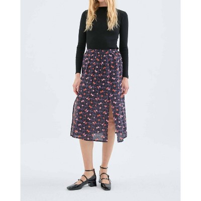 Women's Madison Floral Midi Skirt - Compania Fantastica