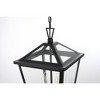 Elegant Lighting Frankford 12 Inch Outdoor Pendant in Black - 3 of 4