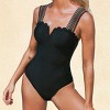 Women's Chic One-Piece Swimsuit with Colorful Straps - Cupshe - 4 of 4