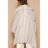 Women's Twist Weave Shawl Collar Balloon Sweater Cardigan - POL - 3 of 4