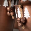 7.5"H, 9.5"H and 11.5"H Sullivans Christmas Tree Bucket - Set of 3, Brown - 2 of 3