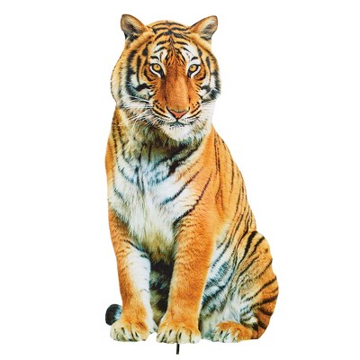 Collections Etc Realistic Gazing Tiger Garden Stake