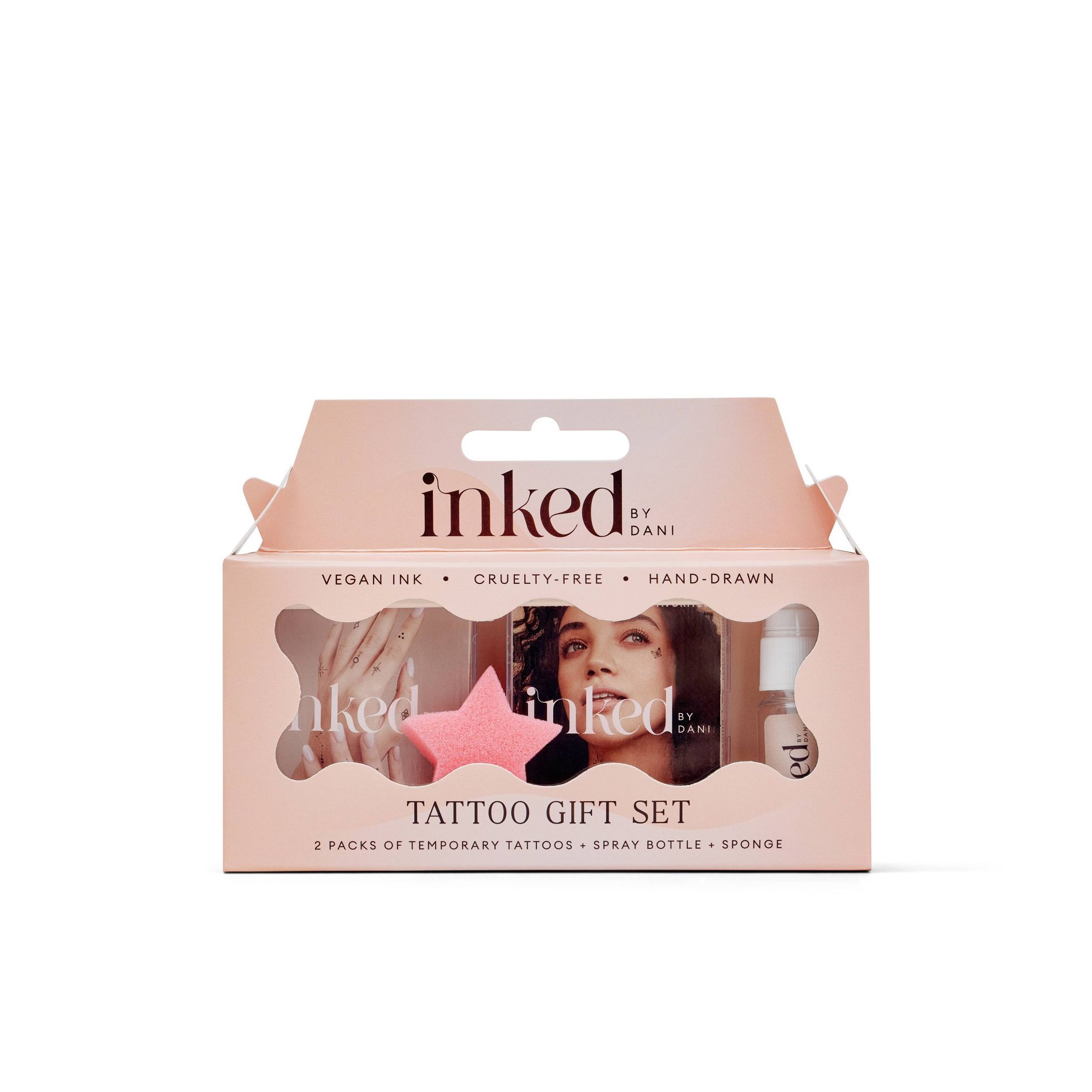 INKED By Dani Deluxe Gift Set Temporary Tattoo Gift Set - 2Pk