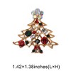 Unique Bargains Christmas Brooches YNCP736-1 Alloy Dripping Wax Multicolor 1 Pc - 3 of 4