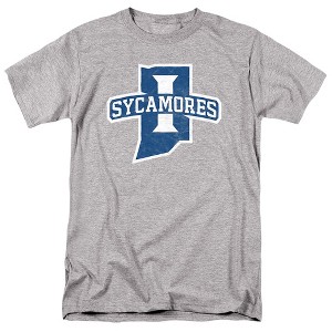 Men's Indiana State University Official Distressed Primary T-Shirt - 1 of 4