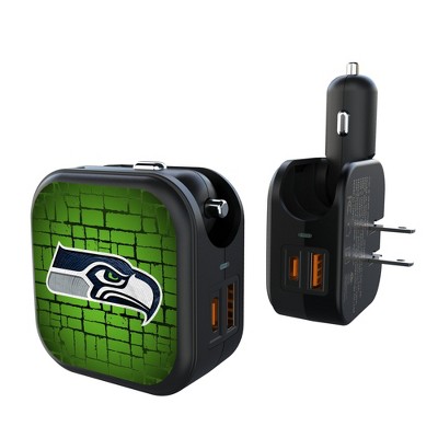 NFL NFC Teams Brick Wall 18-Watt 2 in 1 USB A/C Charger