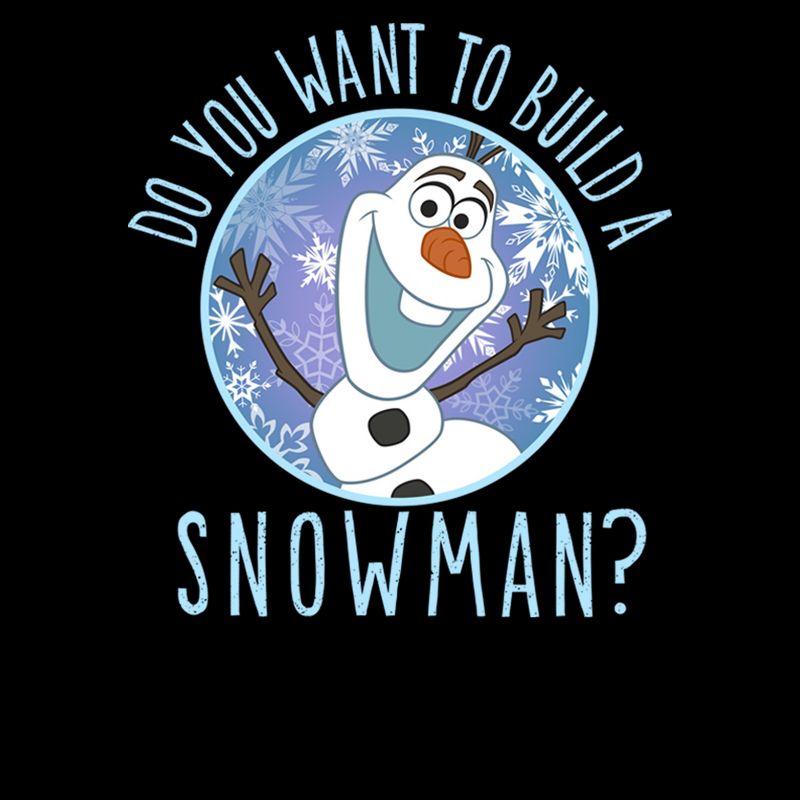 Men's Frozen Olaf Build Snowman T-Shirt, 2 of 6