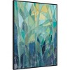 Amanti Art 32"x42" Stained Glass Forest I by Grace Popp Framed Canvas Wall Art Print: Modern Abstract Landscape - 2 of 4