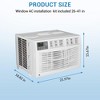 Window Air Conditioner,115v Wall Window Ac Units, Wi-Fi Enabled, Remote Control, Energy Efficient - 4 of 4