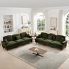 AENKYO Oversized Modular Sofa Set with Removable Ruffles & Ottoman, Large Seater, Deep Seat Corner Sofa with Chenille Fabric for Office, Living Room - 4 of 4