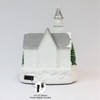 Moments in Time 13.78" Animated Snowy White Christmas Church Moving Tree - 2 of 4