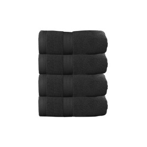 Home Weavers Elegance Essentials 550GSM 100% Cotton Zero Twist Super Absorbent Bath Towel Set - 1 of 4