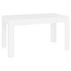 vidaXL Dining Table White 55.1 in.x29.3 in.x29.9 in. Engineered Wood - 2 of 4