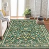 Floral Area Rugs for Living Room Modern Boho Rugs Kids Room Print Carpet Low Pile Washable Area Rug Nursery Farmhouse Decor - 2 of 4