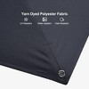 PURPLE LEAF 10x10 Ft Cantilever Umbrella Square Solar Powered LED Outdoor Patio Umbrella with 360°Rotation Adjustable With Base - 3 of 4