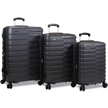 Inusa Resilience 3-Piece Hardside Spinner Luggage Set in Sand