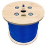 Monoprice Cat6A Plus Bulk Ethernet Network Cable - 1000 feet - Blue, Bare Copper, 650MHz, UTP, Solid, Riser-Rated (CMR), 23AWG, 10G - Entegrade Series - 3 of 4