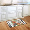 Briarwood Lane Doormat 30x18 Indoor Outdoor Geranium Wreath Summer For Summer Doormat - 4 of 4