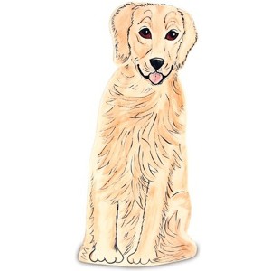 Pavilion Gift Company - Darcy - Golden Retriever - 11.25" Large Dog Vase - Decorative Vases - 1 of 4
