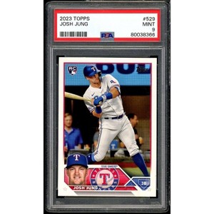Josh Jung Rookie Card 2023 Topps #529 PSA 9 - 1 of 2