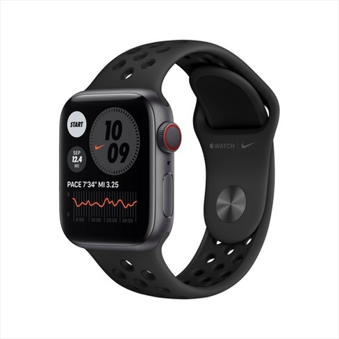 Apple Watch Nike Series 6 GPS, 44mm Space Gray Aluminum Case with  Anthracite/Black Nike Sport Band