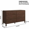 6 & 7 Drawer Dresser for Bedroom, Wood Dresser with Large Storage Drawers, Modern Curved Angle Clothes Organizer for Closet - 3 of 4