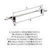 Amerock Davenport Wall Mounted Towel Bar - 3 of 4