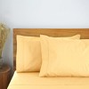 LuxClub 2 PC Performance Microfiber Solid Pillowcase Set - 3 of 3