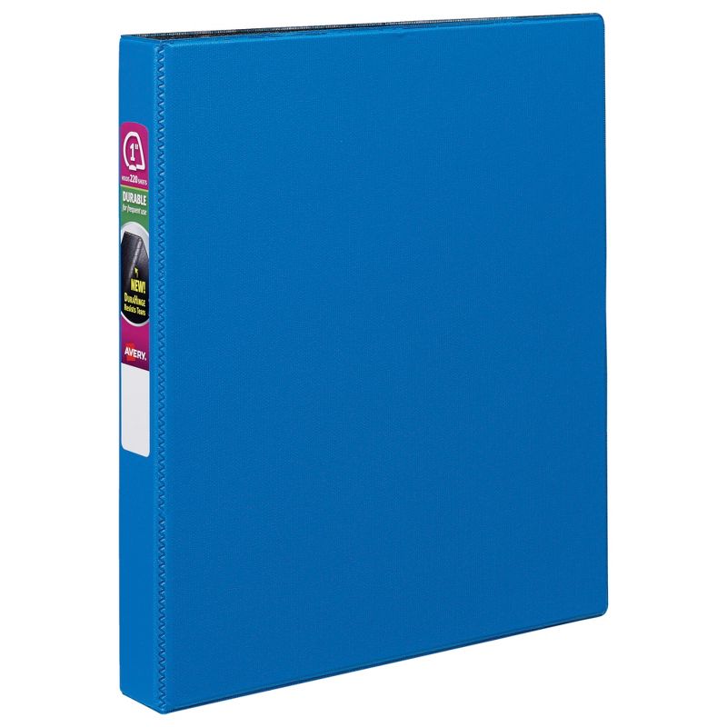 Avery Durable Binder, 1 Inch Slant Ring, Blue, 1 of 3