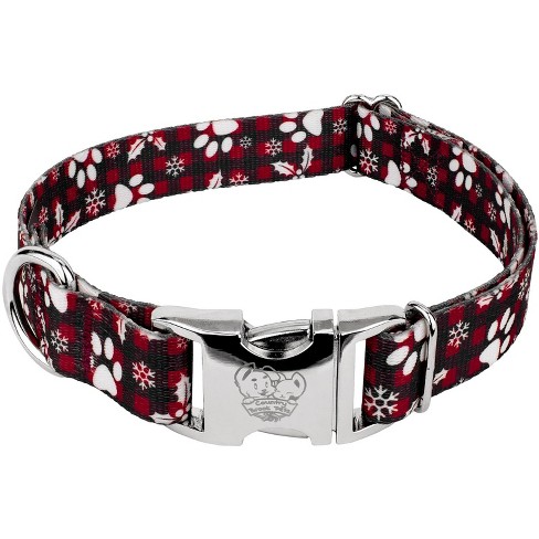 Christmas plaid shop dog collars