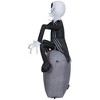 Gemmy Airblown Inflatable Jack Skellington on Tombstone Disney, 3.5 ft Tall, Multicolored - 4 of 4