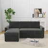 TiramisuBest 85 Inches Sofa Bed, Modular Sectional Sofa with Storage, Sideboard Buffet Style Design for Living Room - 2 of 4