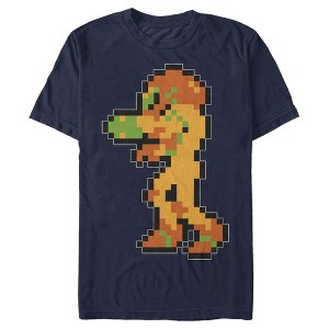 Men's Nintendo Metroid Pixelated Samus T-Shirt - 1 of 4