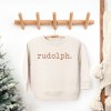 The Juniper Shop Rudolph Puff Print Toddler Graphic Sweatshirt - 2 of 3