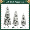 ACEPANO 72 in. H 3-Piece Plush Artificial Christmas Tree Set For Holiday Indoor Home Decoration-White - 4 of 4