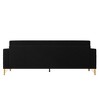 VASIP 85" Modern Beige Sofa - Upholstered 3-Seater with Metal Legs and Pillows, Minimalist style for Living Room,Office - 4 of 4