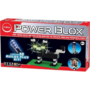E-Blox: Power Blox: BYO Glowing Cat Sculpture - 3D Light-Up Plus Kit, Ages 8+ - 1 of 4
